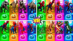 Динозавры МЕГАМИКС 133-136 уровни - Мультики про Динозавров | МУЛЬТФИЛЬМЫ ДИНОЗАВРЫ в Tiles Hop