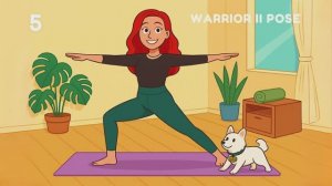 Йога для детей | Спокойная растяжка за 5 минут