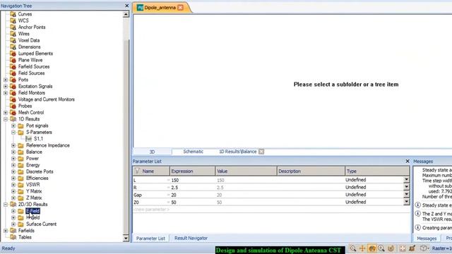 Design and Simulation of 1GHz Simple Dipole antenna using CST смотреть онлайн