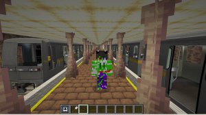 моё метро в майнкрафте