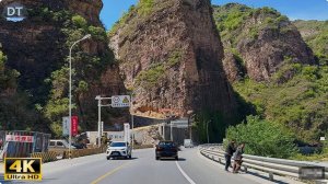 🚗 SmartTV 4К ➤ Через перевал Хуанъя в Китае - шоссе Цзиньсин, 4K HDR 60fps!