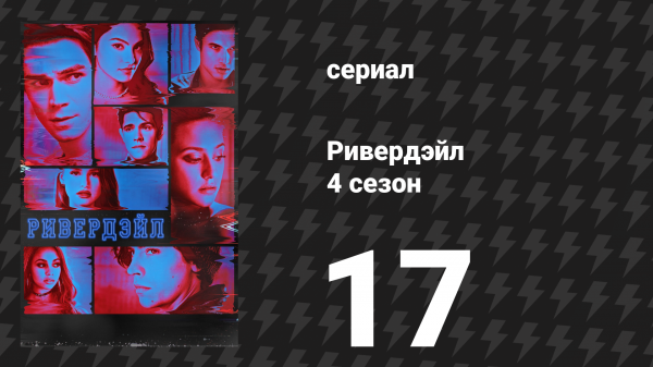 Ривердейл 4 сезон 17 серия «Глава семьдесят четвёртая: Опасный городок» (сериал, 2019)