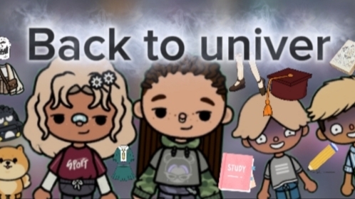 Back to univer _ шоппинг с братом и подругой😝 _ тока бока _ toca boca _ jelly toca