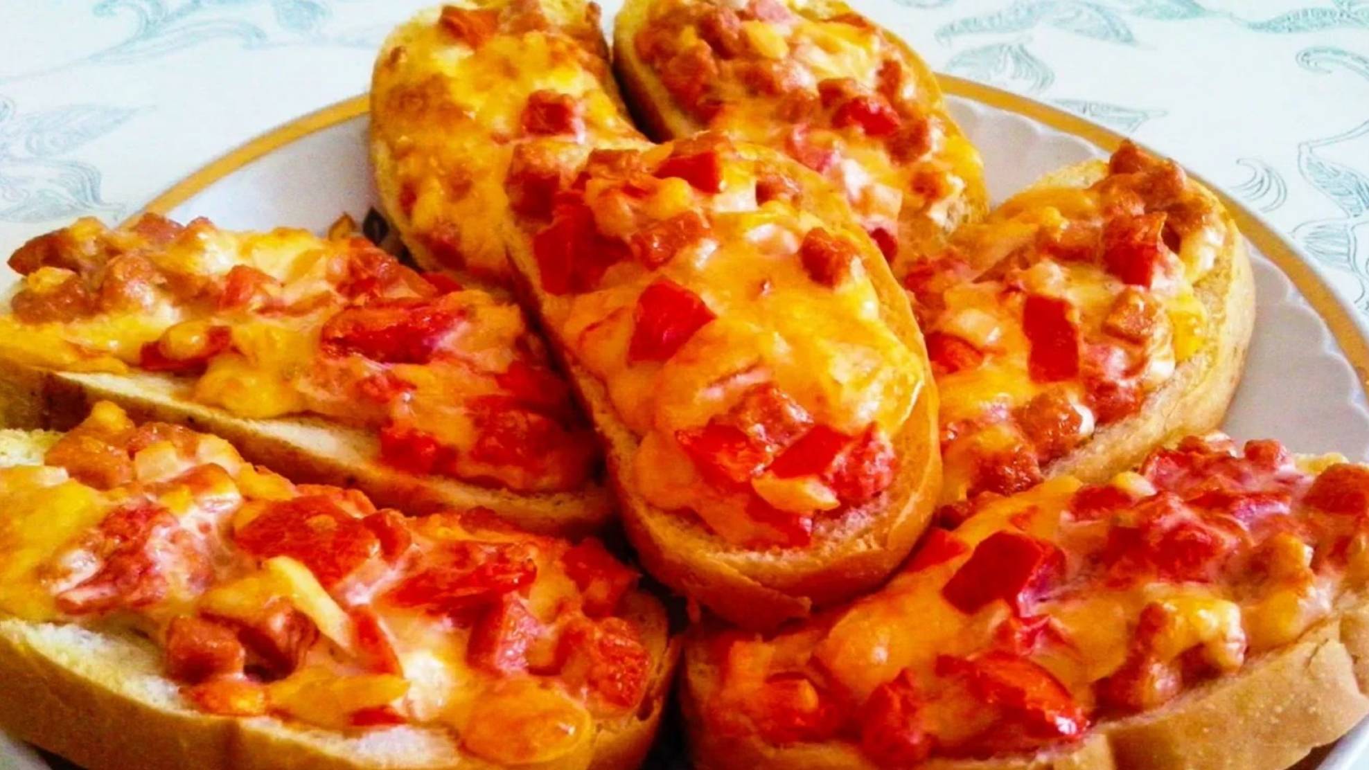 Быстрый горячий завтрак за 5 -10 минут _ Перекус _ Пицца _ Горячие бутерброды на праздничный стол