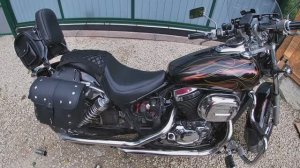 honda shadow slasher замена выхлопа