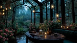 Звуки Дождя в Оранжерее Для Сна и Релакса