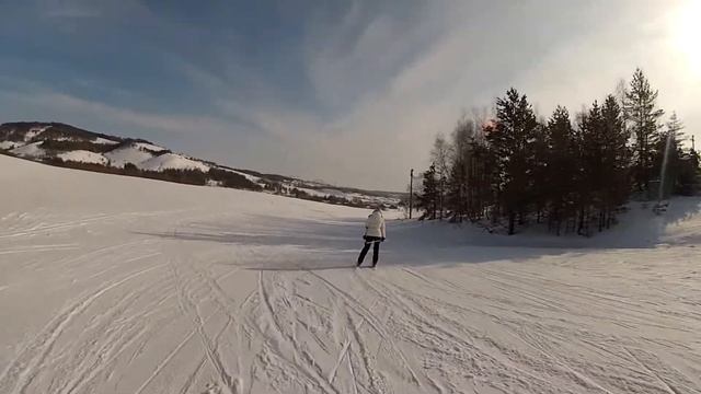 Вита первый раз на горных лыжах смотреть онлайн