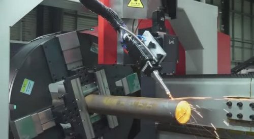 Станок для лазерной резки труб с функцией 3D | MAGMA RTS 380