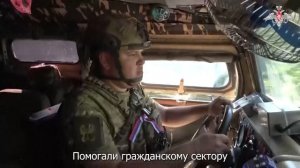 Работа военнослужащих ВАИ группировки войск «Центр»