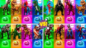 Динозавры МЕГАМИКС 101-104 уровни - Мультики про Динозавров | МУЛЬТФИЛЬМЫ ДИНОЗАВРЫ в Tiles Hop