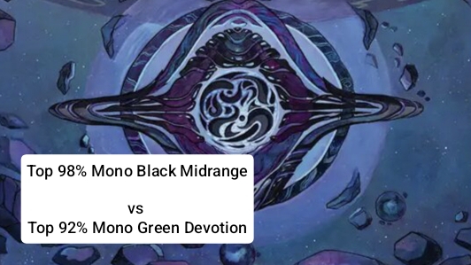 Top 98% Mono Black Midrange Vs Top 92% Mono Green Devotion | Pioneer | Mythic Rank | MTG Arena