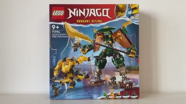 ОБЗОР ЛЕГО НИНДЗЯГО 71794 Командный Робот Ллойда и Арина LEGO NINJAGO Ninja Team Mech