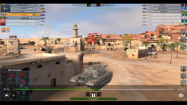 Т110Е3, Эль-Аламейн, 22.08.2025 19-34, Рейтинговый, встречный