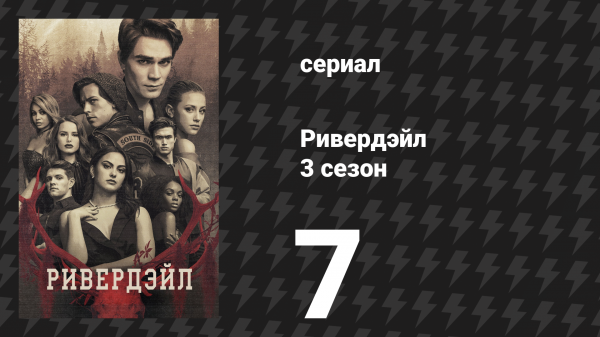 Ривердейл 3 сезон 7 серия «Глава сорок вторая: Капкан» (сериал, 2018)