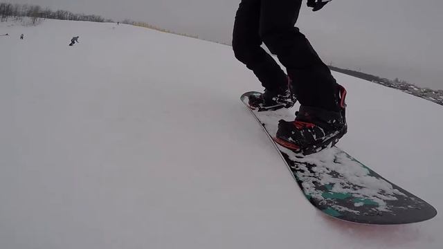 Сноуборд, в сантиметре от столкновения. смотреть онлайн