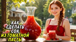 Как сделать сок из томатной пасты