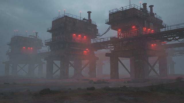 RED LIGHT ｜ Dark Dystopian Ambient ｜ Post-Apocalyptic Soundscape ｜ Ambience, Background