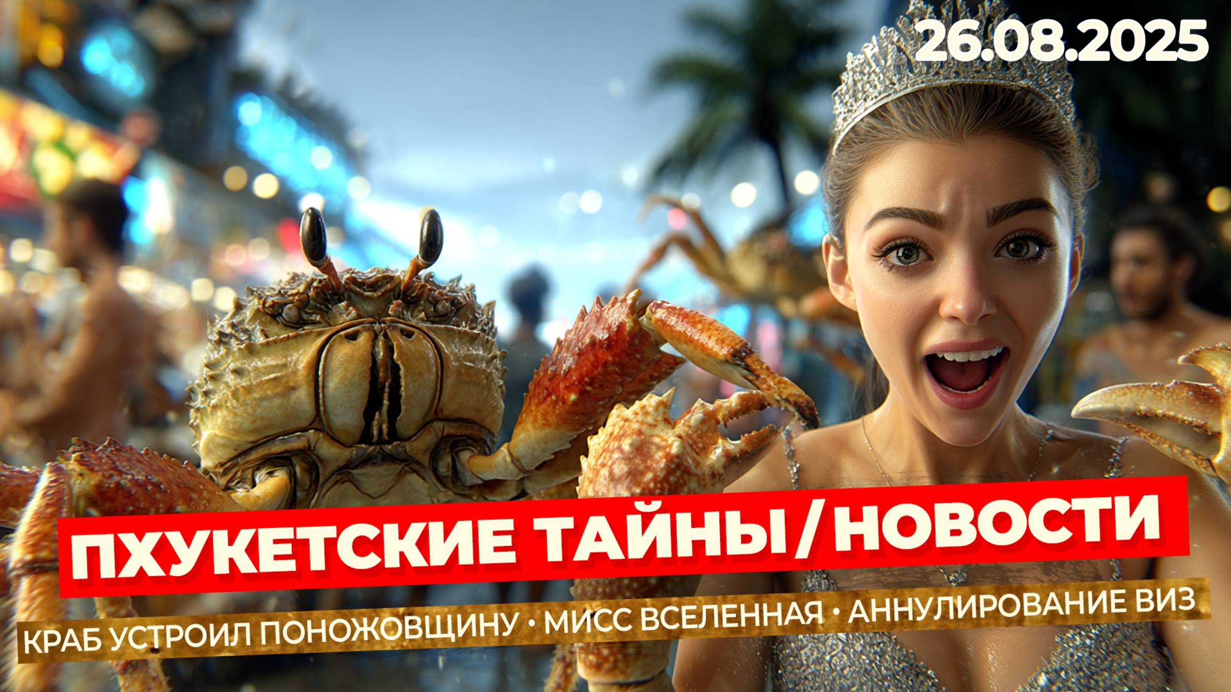 Новости Таиланда 2025 | Аннулирование студенческих виз, шторм на Пхукете и победа Мисс Вселенная