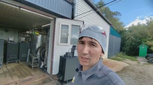 Мощная тепловая  пушка на отработке!