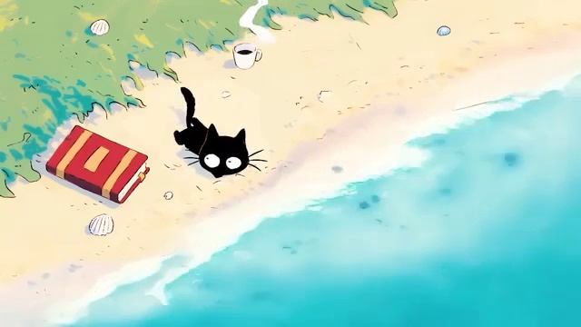 Lofi-hofi. BlackCat-Rest Relaxing Beats For Sleep, Study,chill