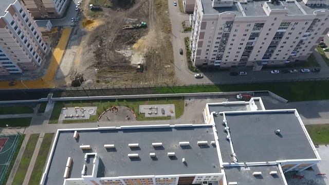 Лицей Солярис с квадрокоптера смотреть онлайн