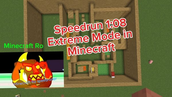 speedrun 1:08 Extreme Mode in Minecraft