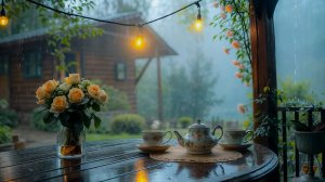 Дождливый Вечер На Веранде Для Сна и Релакса