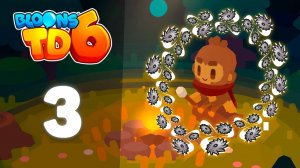 Кручёные атаки нас чуть не погубили! | Bloons TD 6 | Проходим дополнение: Легенды! | Третий этап!