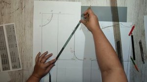 Моделирование. Базовая выкройка платья и рукава (р. 40-50).