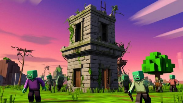 Играем в башню зомби. ( ROBLOX )