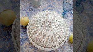 Анонс МК Хлебница Клош плетеная из  полиротанга.