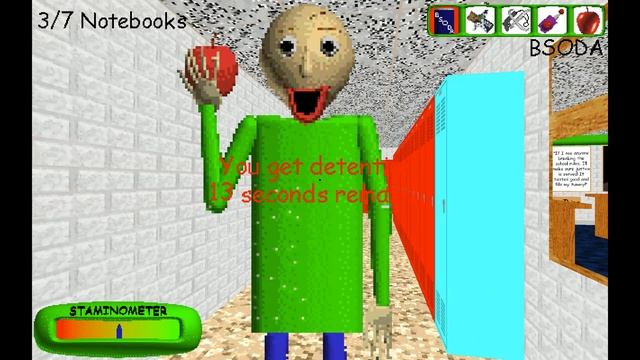 Stealthy Challenge Прохождение с мод меню!!!!!!!! Baldi's Basics Plus V0.5 Мод Меню. смотреть онлайн