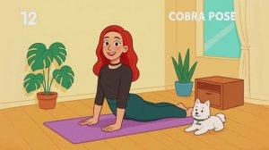 Йога для детей | Концентрация и весёлый урок (5 минут)