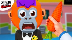 Я ВЫТАЩИЛ ГИГАНТСКУЮ МОРКОВЬ ИЗ ОБЕЗЬЯНЫ! Угадай, где она была? Crazy Doctor VR