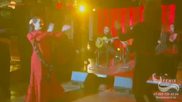 Заказать испанский танец Фламенко на праздник в Москве - испанское шоу фламенко на День Рождения смотреть онлайн