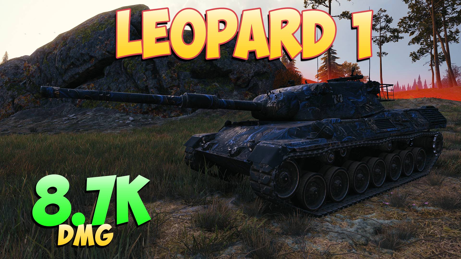 Leopard 1 • Легкая прогулка! - 8 Фрагов 8.7K Урона • Мир Танков