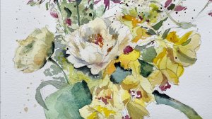 «Письмо из сада» акварельный мастер класс