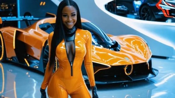 Neon Velocity - Racing Machines & Cyber Queens AI Sci-Fi Ride - The Revolution of AI