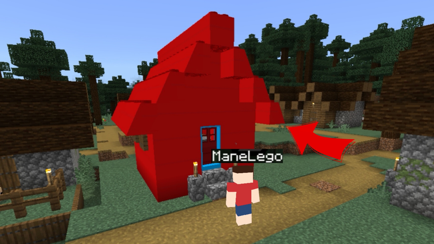 Мой дом стал из Лего в Майнкрафте | ManeLego minecraft