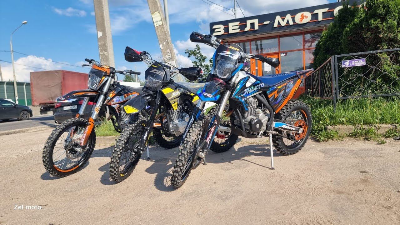 Смотри 360! Эндуро мотоциклы JHL LX2, Z2 и Z3. курути, смотри, задавай вопросы в комментариях