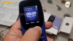 Сотовый телефон Nokia 105 DS TA-1416, синий. Распаковка и обзор.