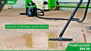 Строительный пылесос для влажной уборки с функцией насоса Eibenstock EPS 50 | www.tool-tech.ru