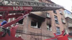 В Абакане на пожаре спасли детей