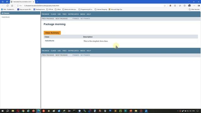 Java SE API: документация javadocs смотреть онлайн