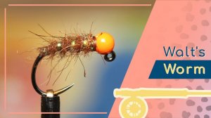 Нимфа Walt's Worm var для плотвы