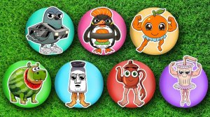 Я СЛЕПИЛ КУБЫ ИЗ КЛЕЯ! Кто выйдет? ГОЛУБЬ-ШПИОН, БАЛЕРИНА или ЛОЛОЛО? Результат шокировал!