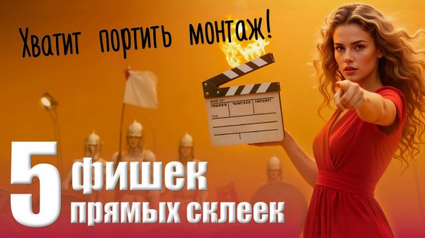 085 Самый ВАЖНЫЙ переход в монтаже. Секрет прямых склеек