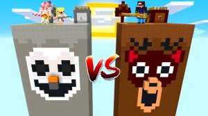 💪ЧАНК ОЛЕНЯ ПРОТИВ ЧАНК СОВЫ 99 НОЧЕЙ В ЛЕСУ В МАЙНКРАФТ! MINECRAFT