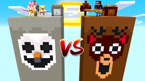 💪ЧАНК ОЛЕНЯ ПРОТИВ ЧАНК СОВЫ 99 НОЧЕЙ В ЛЕСУ В МАЙНКРАФТ! MINECRAFT