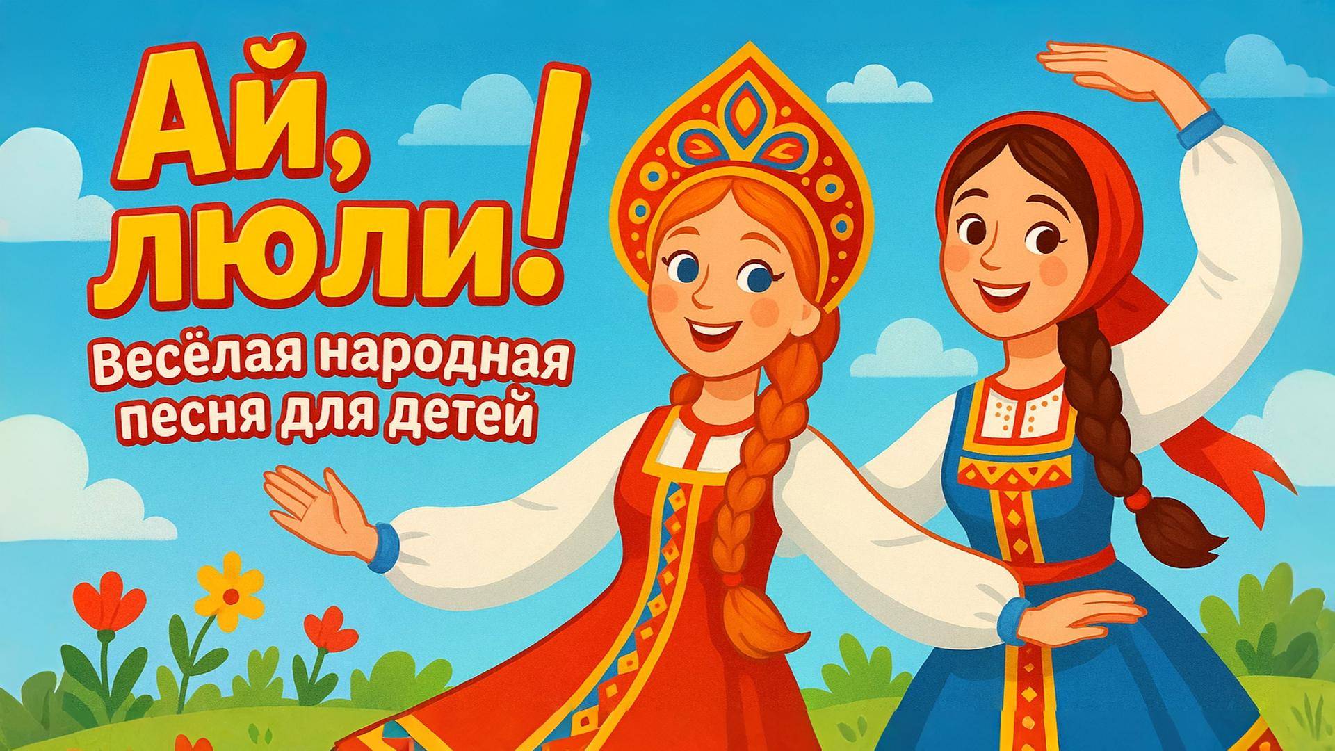 Ай, люли – весёлая народная песня для детей смотреть онлайн